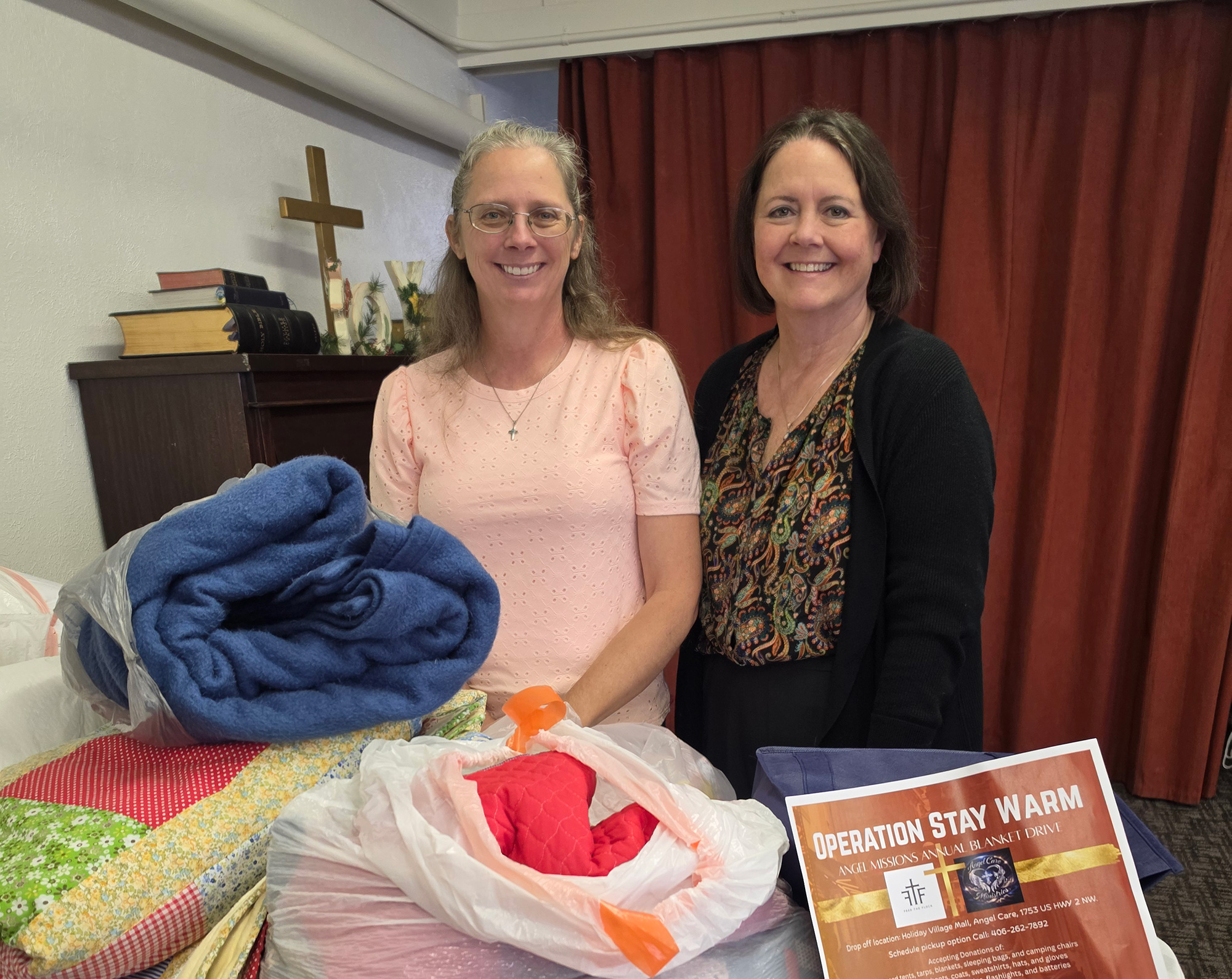 Community blanket drive at First Presbyterian
